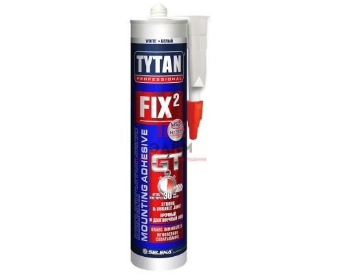 Клей монтажный FIX2 GT, "TYTAN Professional", 290мл