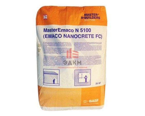 Финишная ремонтная смесь MasterEmaco N 5100 (Emaco Nanocrete FC)