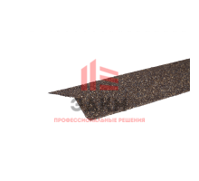 Планка карнизная с гранулятом, медный, шт. (75*50*5 мм), Длина 1,25 м.
