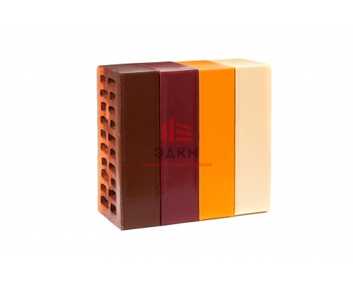 Кирпич силикатный декоративный с полимерным покрытием