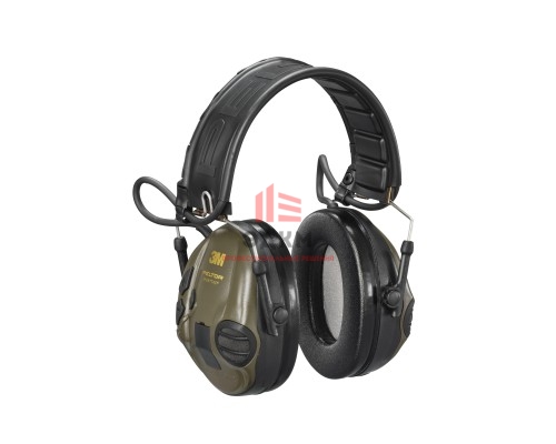 Наушники активные для стрельбы 3М PELTOR SportTac™, 2 цвета чашек: зеленый и оранжевый Наушники активные для стрельбы 3М PELTOR SportTac™, 2 цвета чашек: зеленый и оранжевый