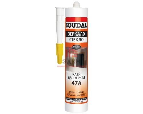 Клей для зеркал "SOUDAL 47А" каучуковый 280 мл