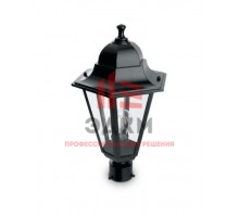 Светильник садово-парковый Feron 6203/PL6203 шестигранный на столб 100W E27 230V, черный