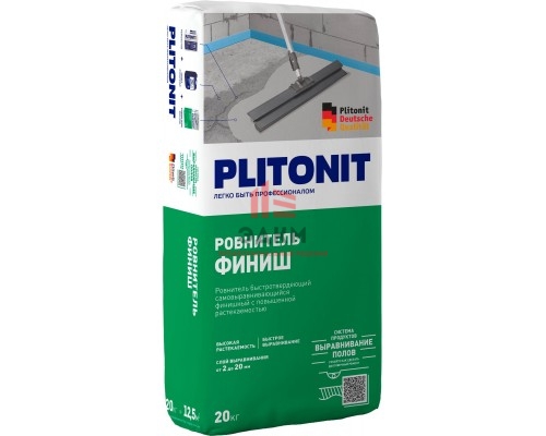 Ровнитель ПЛИТОНИТ Финиш 20 кг