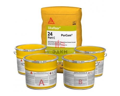 Самовыравнивающаяся полиуретан-цементная стяжка Sikafloor®-24 PurCem®