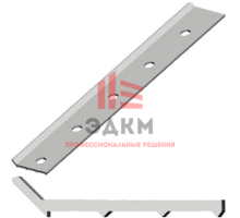 Рейка краевая алюминиевая ТехноНИКОЛЬ PRO 2 м (20 п.м/упак)