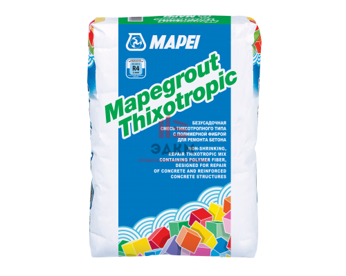 Безусадочная быстротвердеющая ремонтная смесь Mapegrout Thixotropic