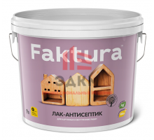 Лак-антисептик FAKTURA орегон, ведро 9 л