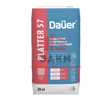 Наливной пол тонкослойный быстротвердеющий Dauer PLATTER 57