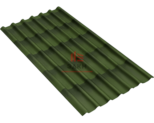 Черепица Ондулин зеленый 1950×950