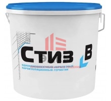 Герметик Стиз-В (1-комп.) акрилатный для внутренних работ, белый, 7кг