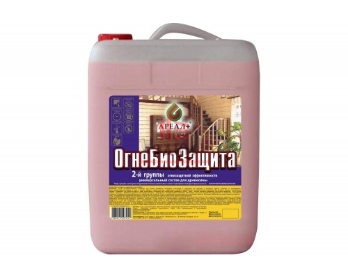 Ареал+ Огнебиозащита красное дерево 5 л А-456