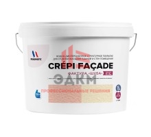 Штукатурка Pragmatic Crepi Facade мелкозернистая шуба фракция 0,7 мм белый 15 кг