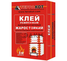 Клей для плитки ТЕРРАКОТ усиленный жаростойкий (5 кг) /240
