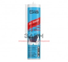 Каучуковый герметик для кровли Sila PRO Max Sealant, All weather, серый, 290 мл SAWGR290