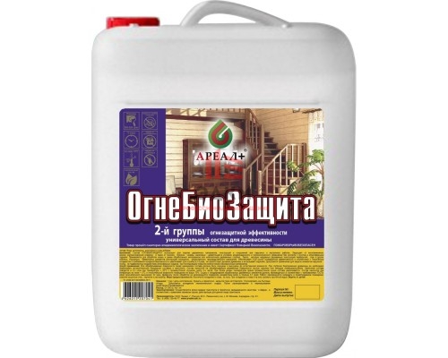 Огнебиозащита Ареал+ бесцветная 20 л А-467