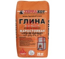 Смесь кладочная Терракот глина каолиновая соломенно-серый 20 кг