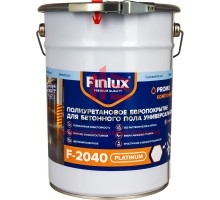 Двухкомпонентное полиуретановое европокрытие для бетонного пола Finlux F-2040