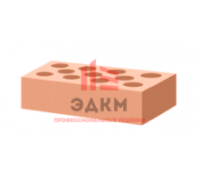 Кирпич одинарный пустотелый облицовочный 1НФ Коричневый Гранд