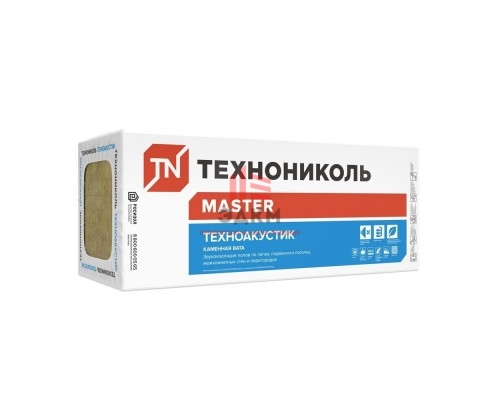 Шумоизоляция Технониколь Техноакустик 100х600х1200 мм 4,32 кв.м