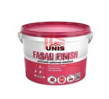 Шпаклевка цементная Unis Fasad Finish финишная белая 5 кг