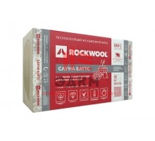 Утеплитель RockWool СаунаБаттс 1000х600х50 (8 шт/пач; 4,80м2; 0,24 м3; 12 пач/пал)