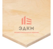 Фанера ФК 15 мм 1525х1525, сорт 2/3, шлифованная, берёза