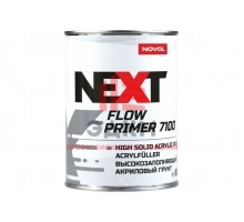 Акриловый грунт + отвердитель NOVOL NEXT FLOW 7100 высокозаполняющий, 4+1, серый, банка 800 мл 90888-90899