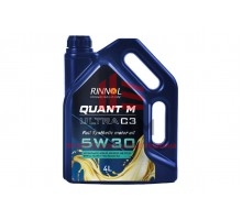 Моторное масло RINNOL QUANT М ULTRA синтетическое, C3, 5W-30, 4 л 100544