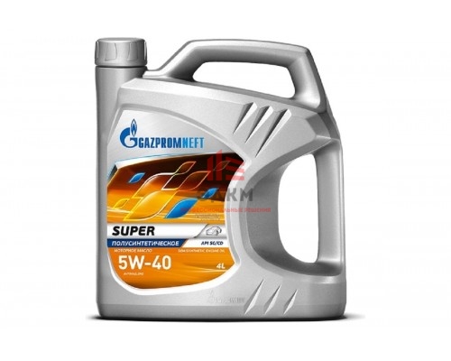 Масло GAZPROMNEFT Super 5W-40 4л, 253142137