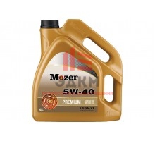 Моторное масло MOZER Premium SAE 5w-40 API SN/CF, канистра 4 л 4636250