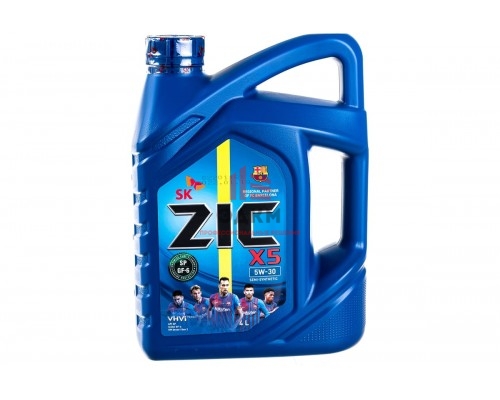 Масло полусинтетическое (X5; 5w30; SN; 4 л) для легковых авто ZIC 162621