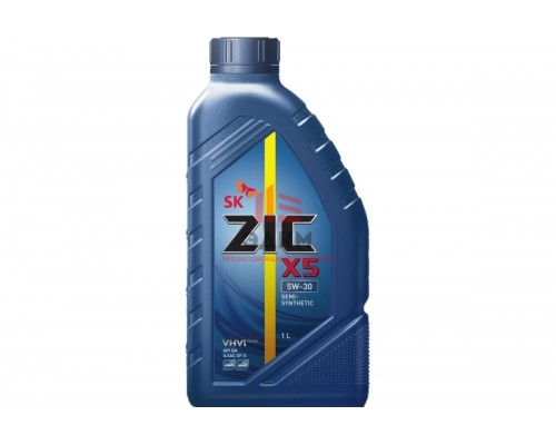 Масло полусинтетическое (X5 5w30; SN; 1 л; GF-5; GM dexos1) для легковых авто ZIC 132621