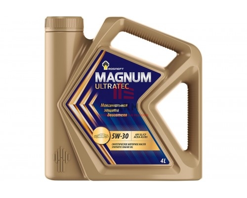 Моторное масло РОСНЕФТЬ Magnum Ultratec 5W-30 SL-CF синт. кан. 4 л 40815342