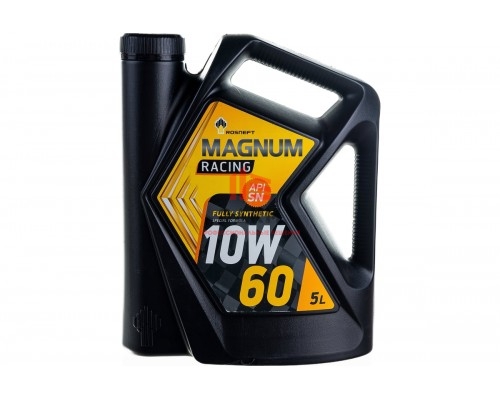 Моторное масло РОСНЕФТЬ Magnum Racing 10W-60 (РНПК) SN/A3/B4 синт. кан. 5 л 40801750