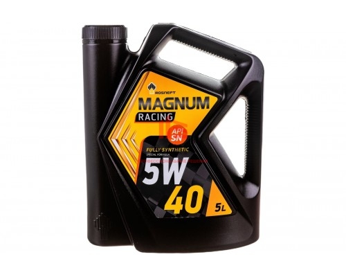 Моторное масло РОСНЕФТЬ Magnum Racing 5W-40 (РНПК) SN/A3/B4 синт. кан. 5 л 40801650