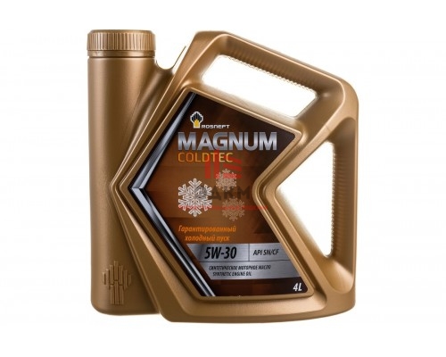 Моторное масло РОСНЕФТЬ Magnum Coldtec 5W-30 SN-CF синт. кан. 4 л 40813242