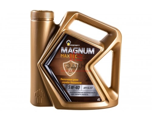 Моторное масло РОСНЕФТЬ Magnum Maxtec 5W-40 SL-CF п-синт. кан. 4 л 40814642