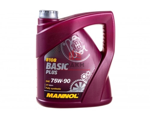 Синтетическое трансмиссионное масло MANNOL BASIC PLUS GETRIEBEOEL 75W90 4 л 1322