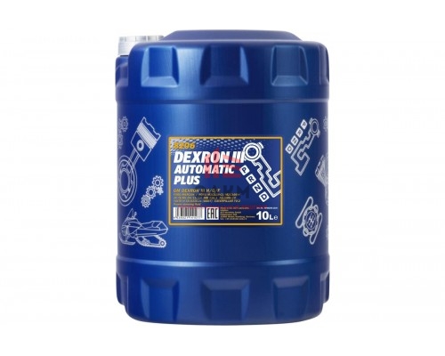 Синтетическое трансмиссионное масло MANNOL DEXRON III AUTOMATIC PLUS 10 л 1476
