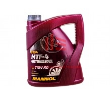 Синтетическое трансмиссионное масло MANNOL MTF-4 GETRIEBEOEL 75W80 4 л 81044