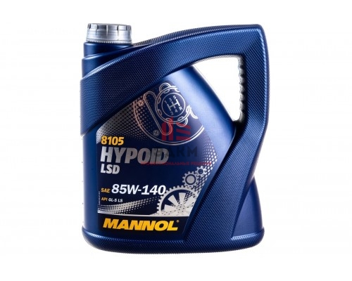 Трансмиссионное масло MANNOL HYPOID LSD 85W140 4 л 81054