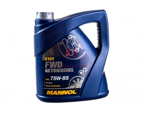 Полусинтетическое трансмиссионное масло  MANNOL FWD GETRIEBEOEL 75W85, 4 л 1317