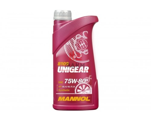 Синтетическое трансмиссионное масло MANNOL UNIGEAR 75W-80, 1 л 81091