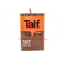 Моторное синтетическое масло Taif TACT, 5W-40, SL/CF, A3/B4, 4 л 211054