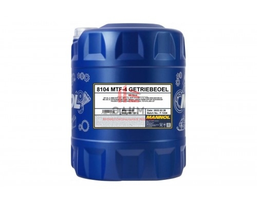 Трансмиссионное масло MANNOL MTF-4 GETRIEBEOEL синтетическое, 75W80, 20 л 1944