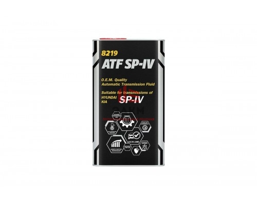 Синтетическое трансмиссионное масло MANNOL ATF SP-IV 1 л Metal 3079