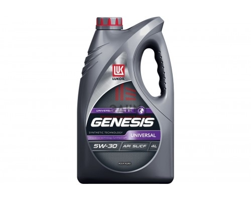 Моторное масло Лукойл GENESIS UNIVERSAL 5W30, 4 л 3148621