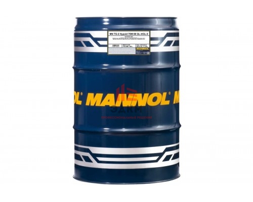 Трансмиссионное масло MANNOL TG-2 HYPOID 75W-90, 208 л, синтетическое 8112208