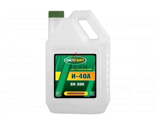 Масло веретенное И-40 А 5 л OILRIGHT